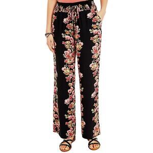 Maurices Pants Womens 14W 1X Wide Leg Maxi Romantic Breeze Romantic Whimsy